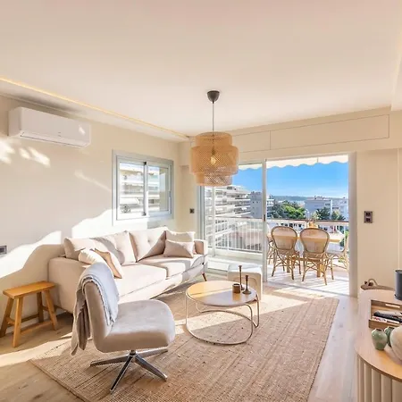 Renovated 2br Sea Views Spacious Balcony Cannes